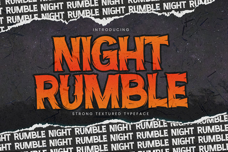 Night Rumble Font