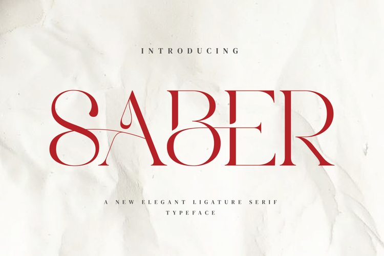 Preview of Saber Font