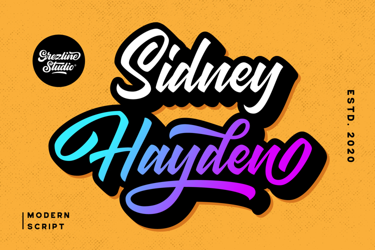 Sidney Hayden Font