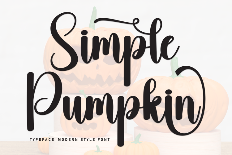 Simple Pumpkin Font