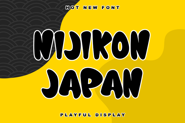 Nijikon japan - Font