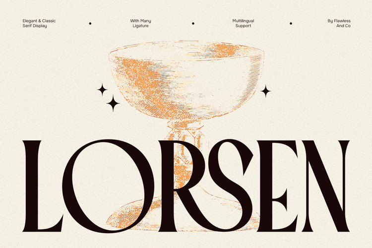Preview of LORSEN Font
