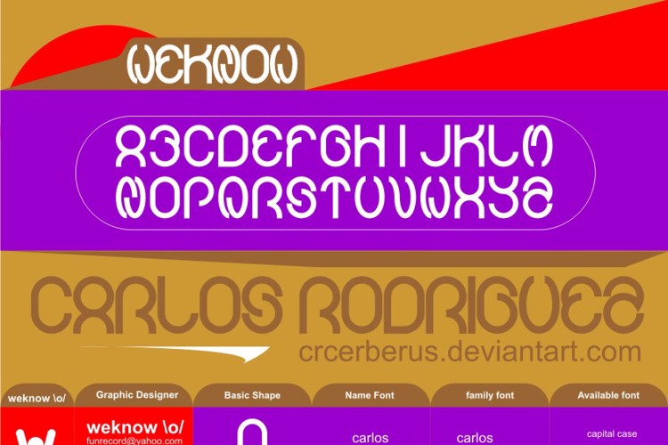 Carlos Font | weknow | FontSpace