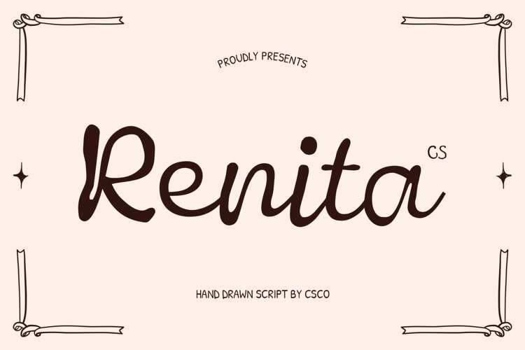 Preview of CS Renita Font