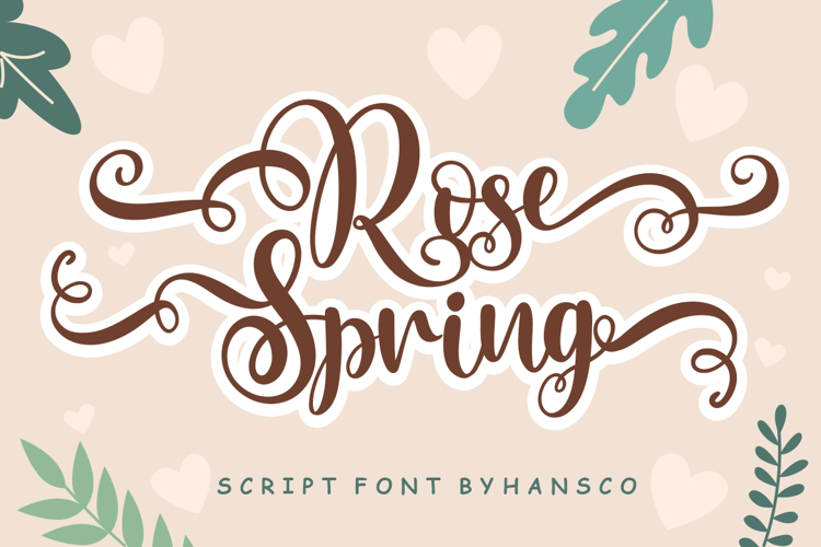 Rose Spring Font