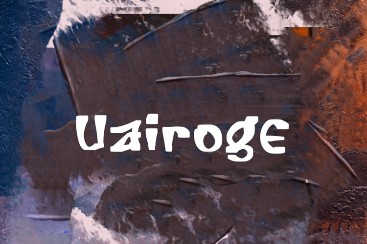 Preview of u Uairoge Font