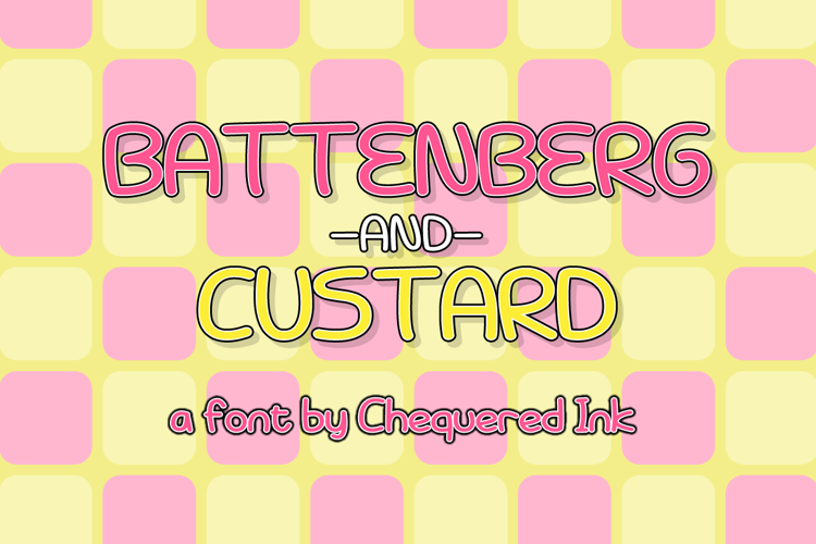 Battenberg and Custard Font