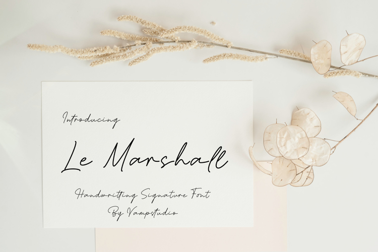 Le Marshall Font