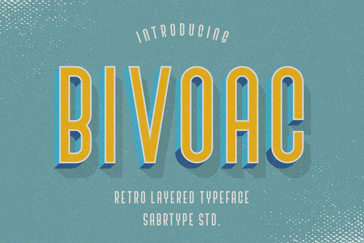 Bivoac Layered Font