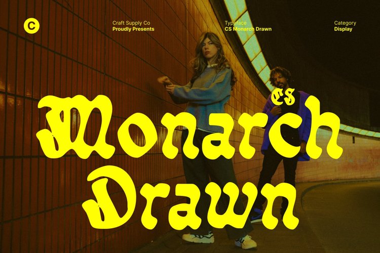 Preview of CS Monarch Drawn Font