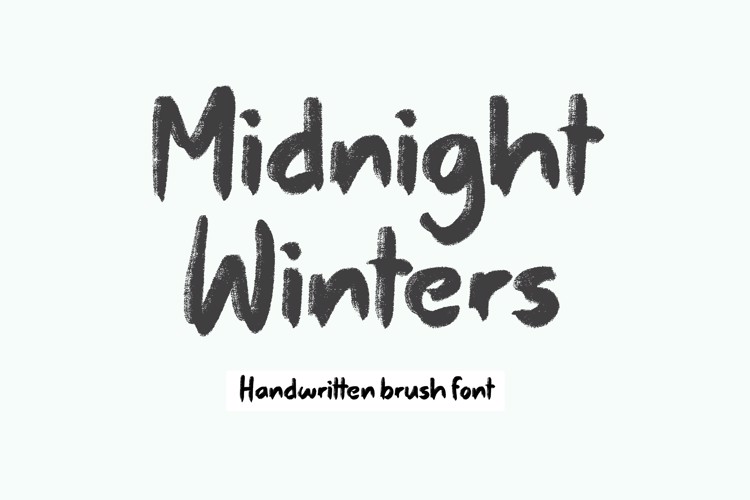 Preview of Midnight Winters Font