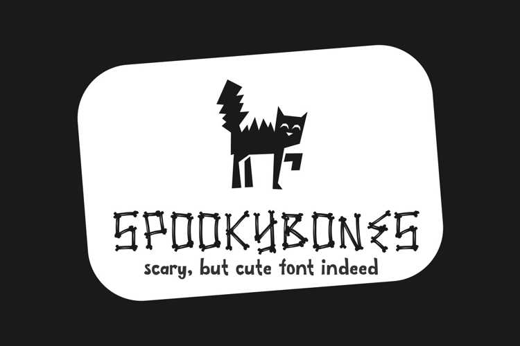 SPOOKYBONES Font