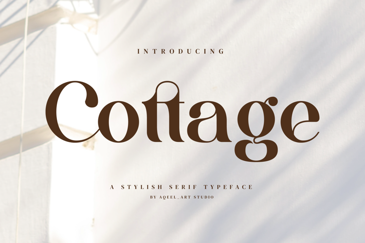 Preview of Cottage Font