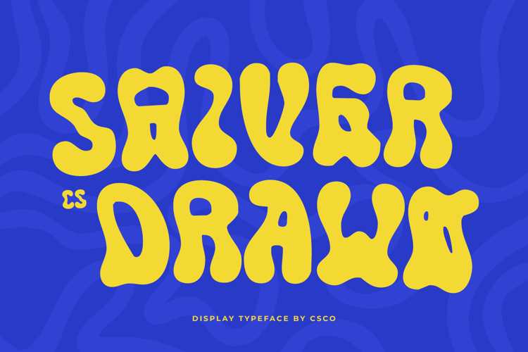 Preview of CS Shiver Drawn Font