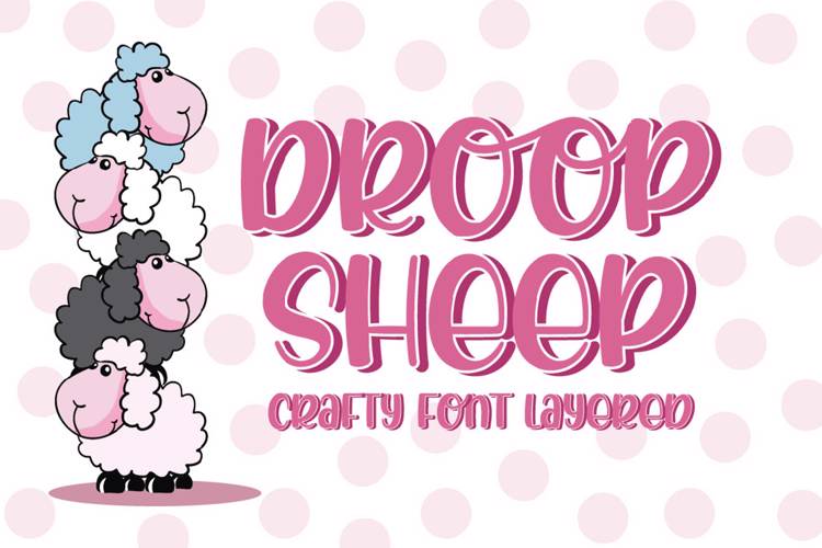 Droop Sheep Font