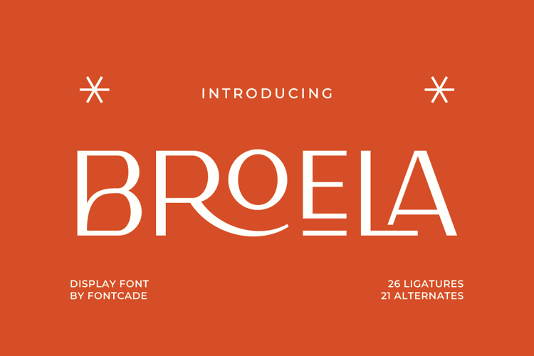 Preview of Broela Font