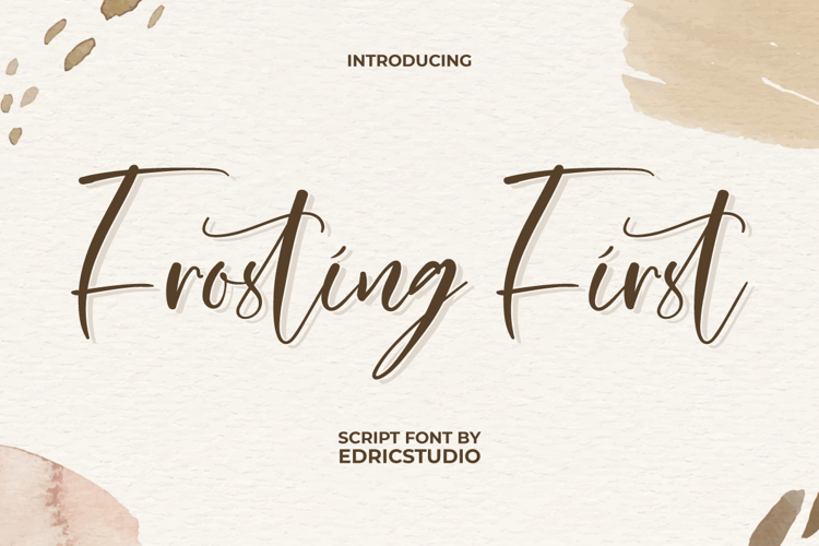 Frosting First Font