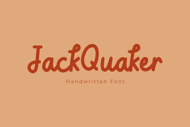 Preview of Jack Quaker Font