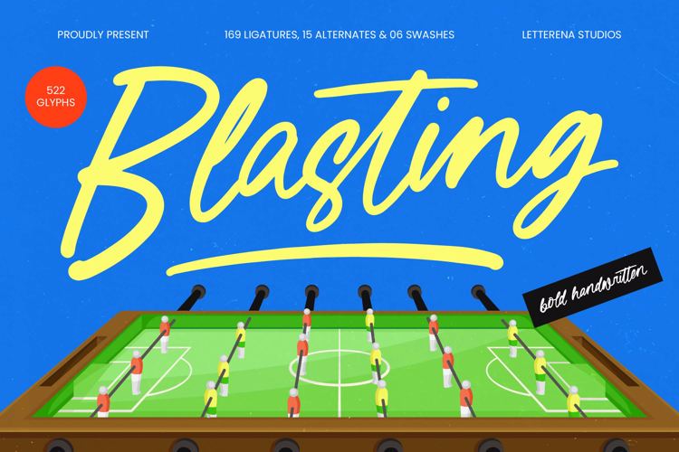 Preview of Blasting Font
