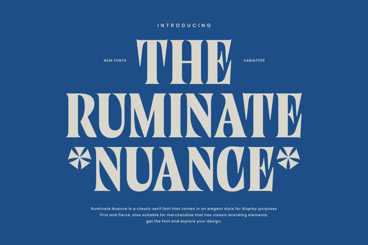 Ruminate Nuance Font