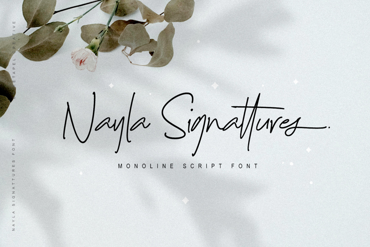 Nayla Signattures Font