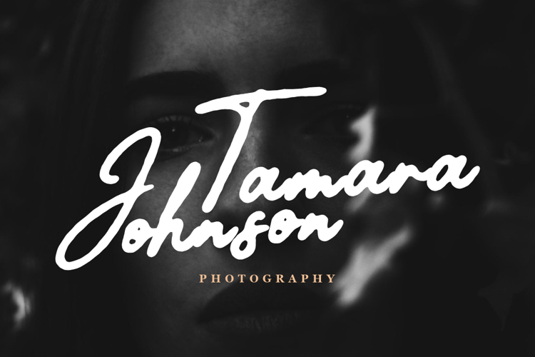 Preview of Signprint Font