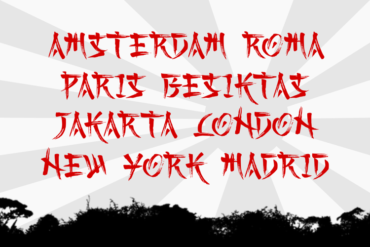 Preview of Kashima Font