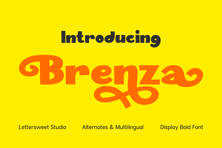 Preview of Brenza Font