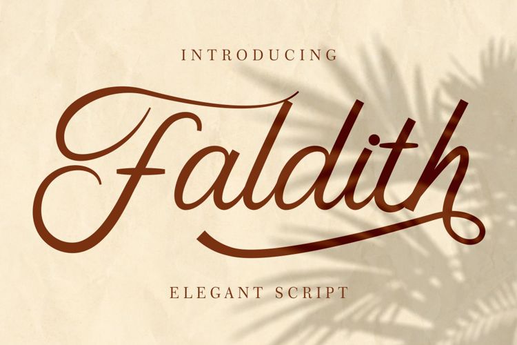 Preview of Faldith Font