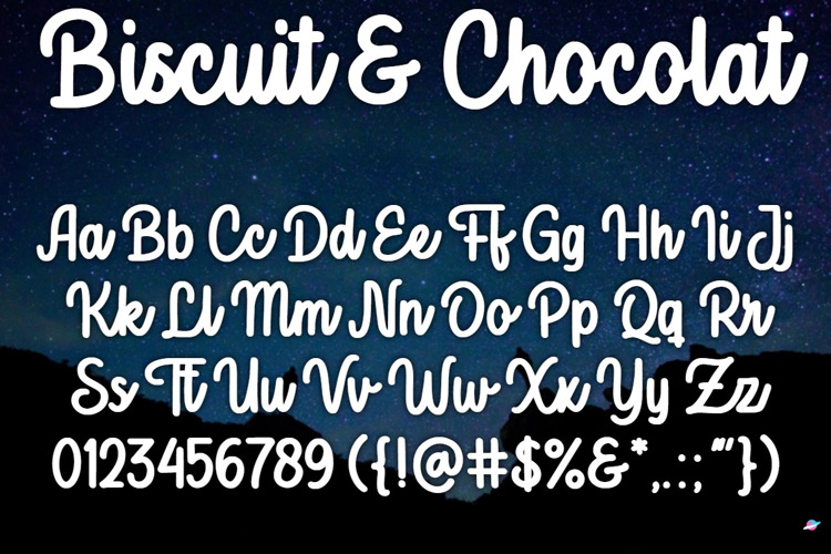 Biscuit & Chocolat Font