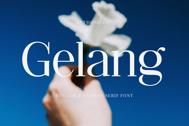 Preview of Gelang Font