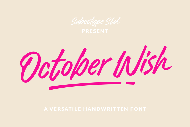 October Wish Font