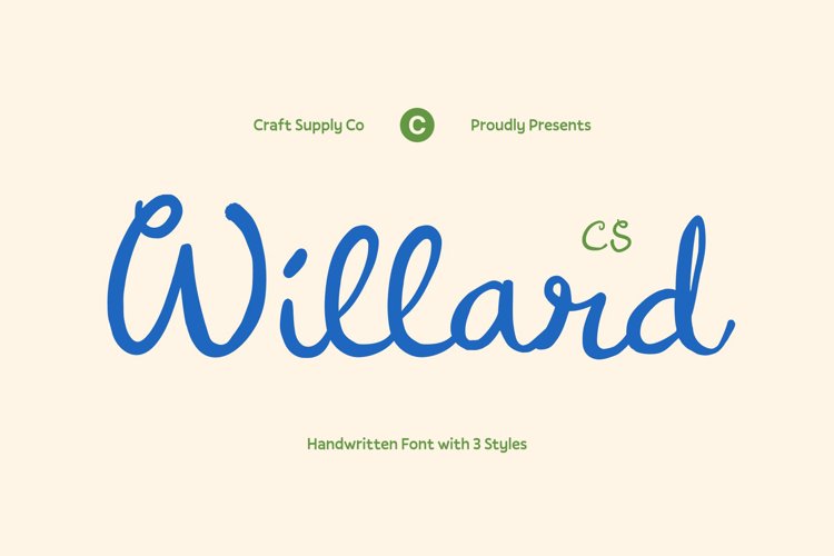 Preview of CS Willard Font