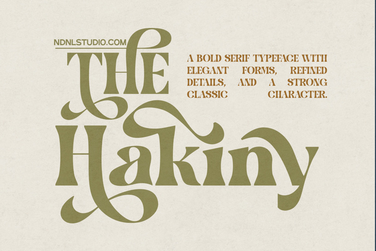 Preview of Hakiny Font
