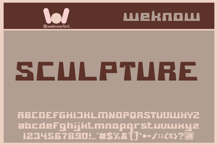 SCULPTURE Font