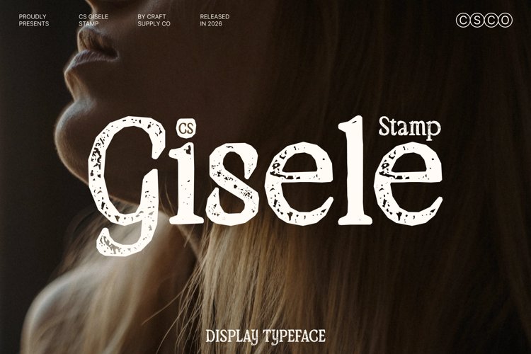 Preview of CS Gisele Stamp Font