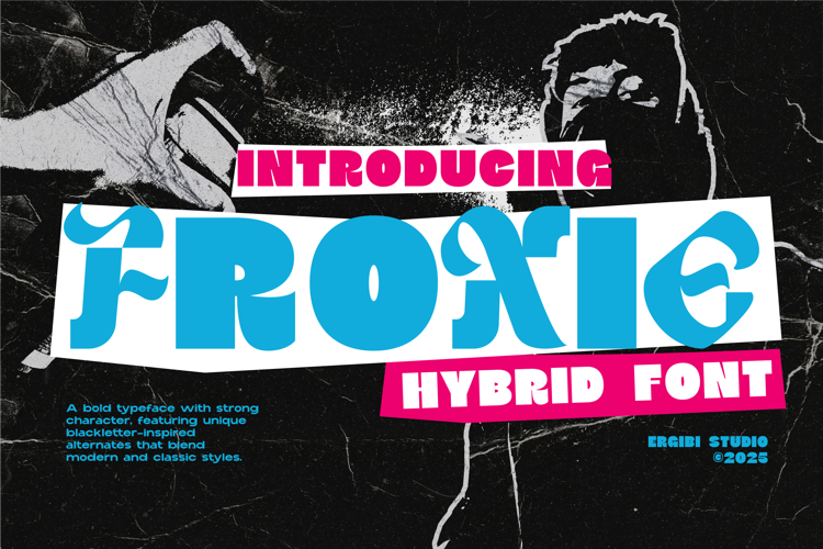Preview of FROXIE Font