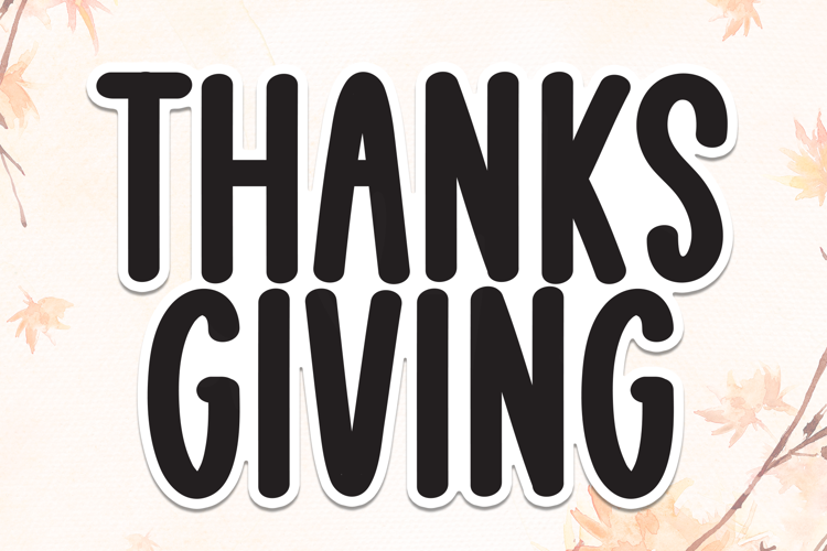 Thanks Giving Font