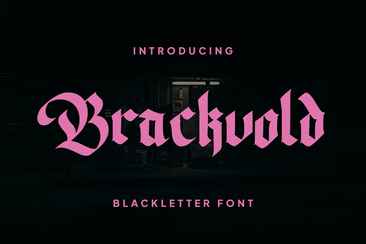 Preview of Brackvold Font