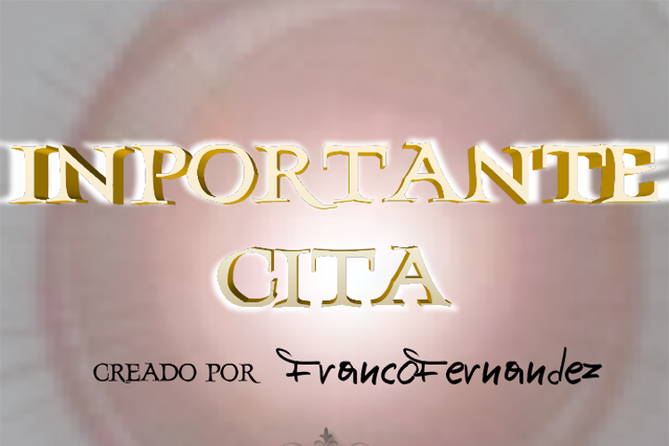 InportanteCita Font