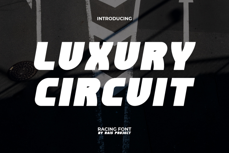 Preview of Luxury Circuit Font