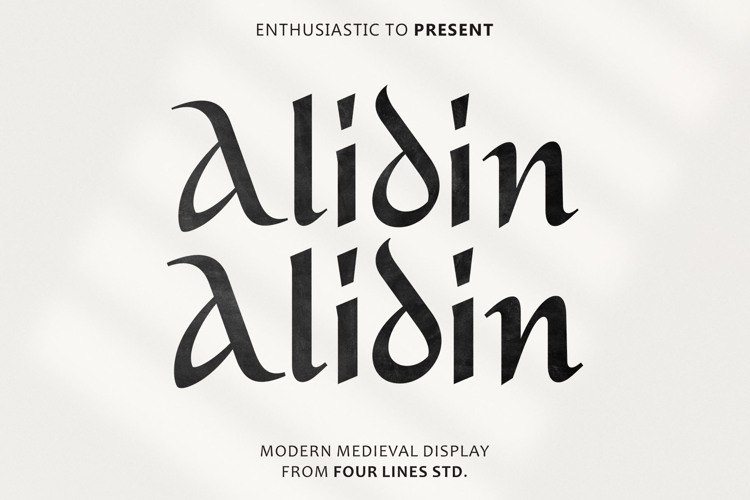 Preview of Alidin Font