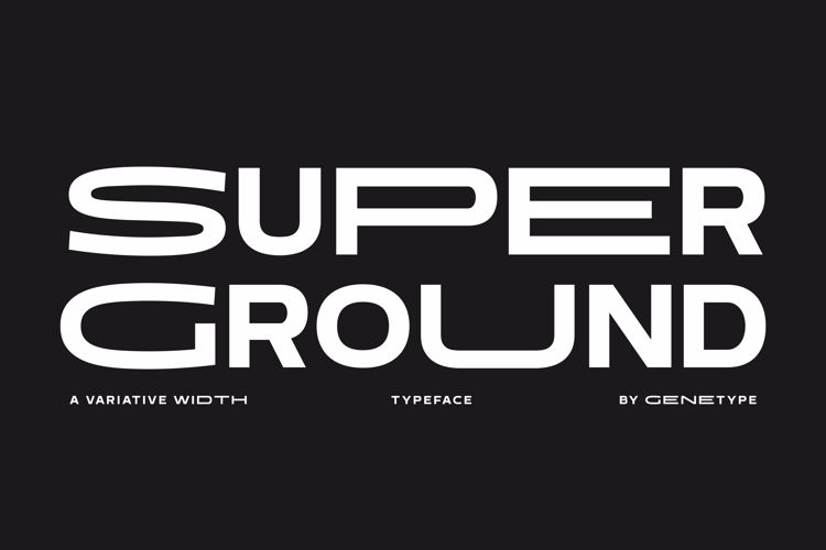 Super Ground Font