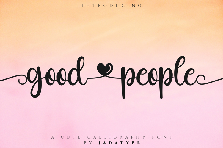 Good People Font