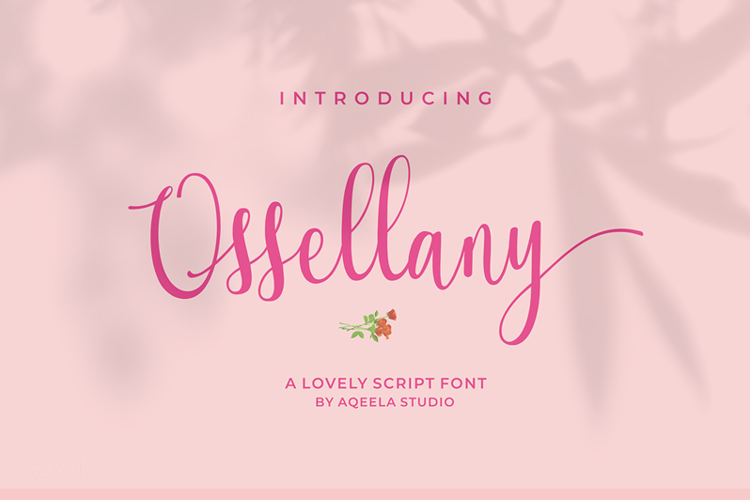 Ossellany Script Font