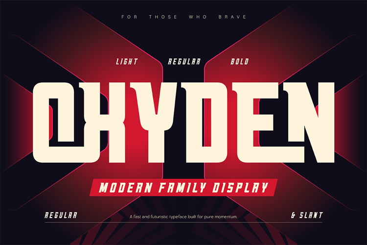 Preview of Oxyden Font