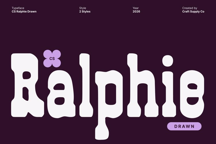 Preview of CS Ralphie Drawn Font