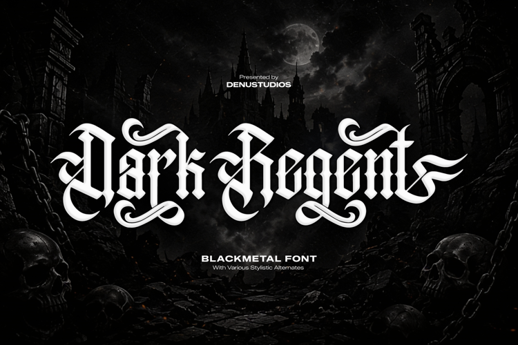 Preview of Dark Regent Font