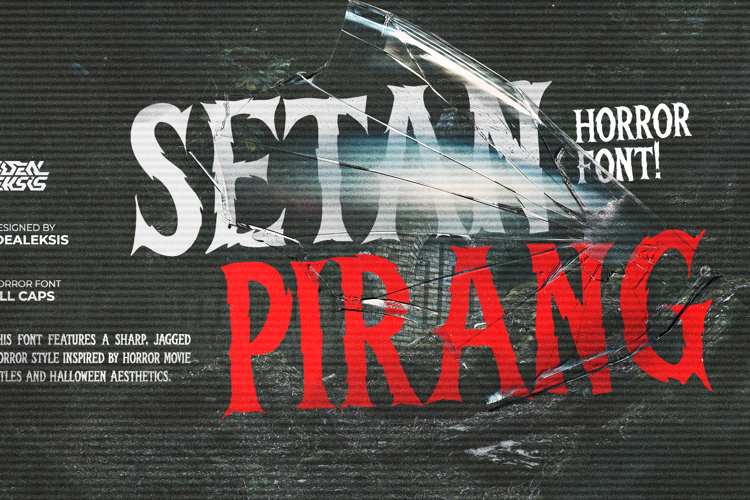 Preview of Setan Pirang Font