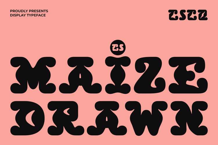 Preview of CS Maize Drawn Font